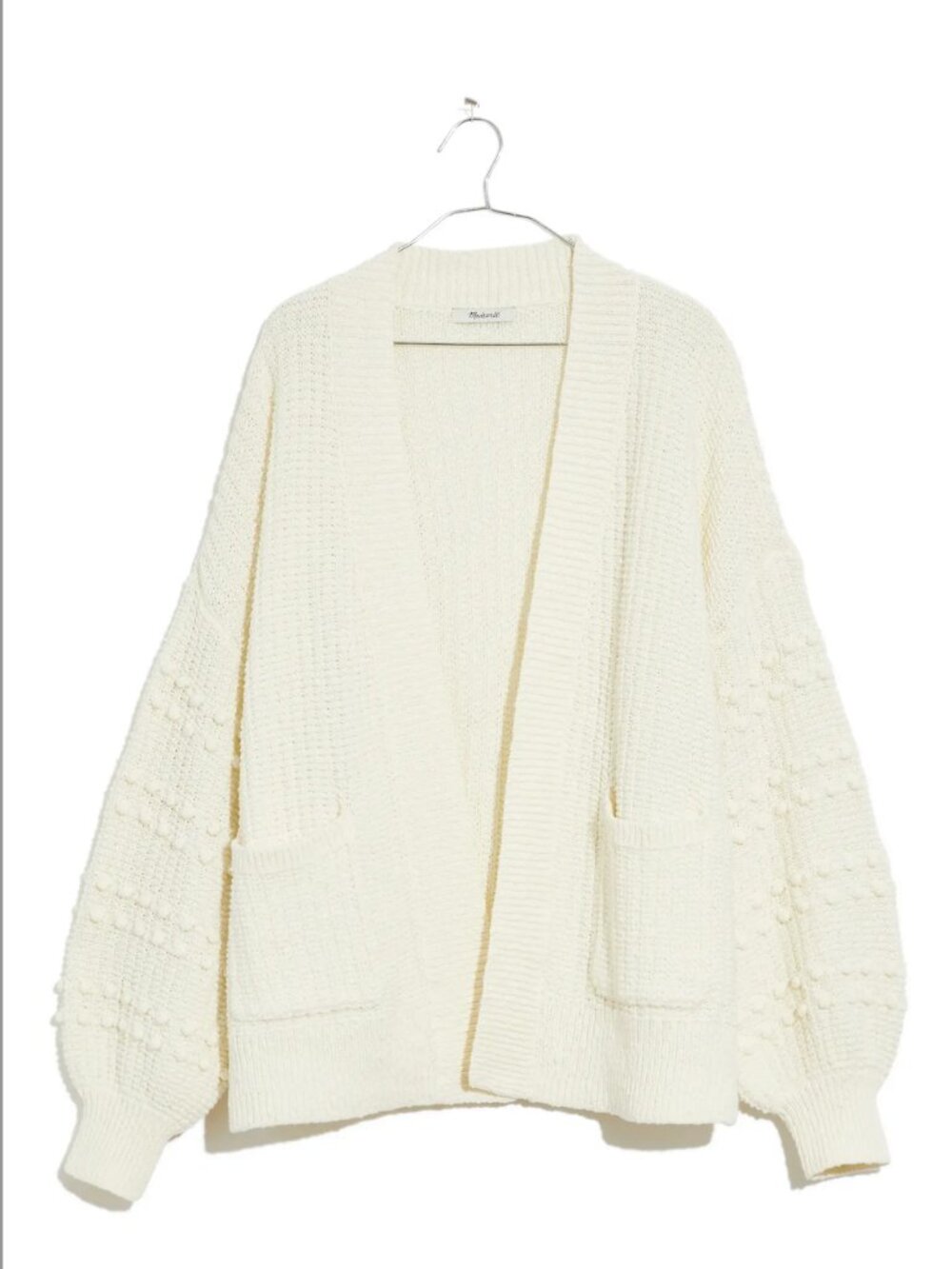 Madewell Bobble Sweater Ivory 1X - Barely Worn!